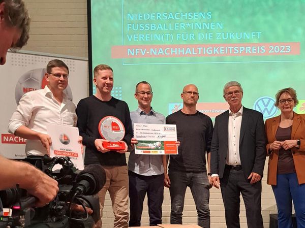 SCH gewinnt Nachhaltigkeitpreis 2023 des Niedersächsischer Fußballverband e.V.